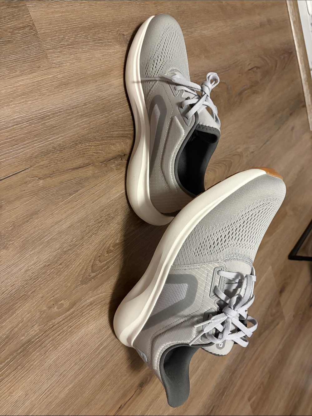 FootJoy Men's Light Gray Knit Athletic Sneakers